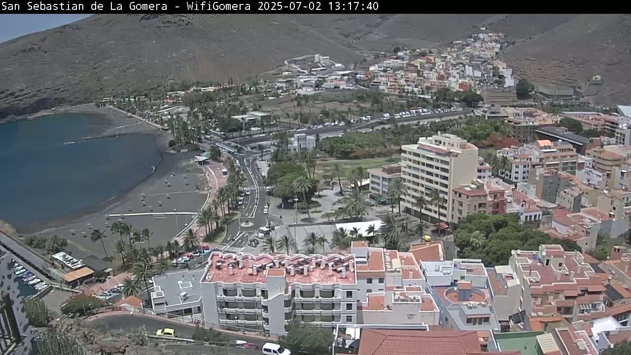 San Sebastian de La Gomera  City Live Cam - Santa Cruz de Tenerife, Canary Islands, Spain