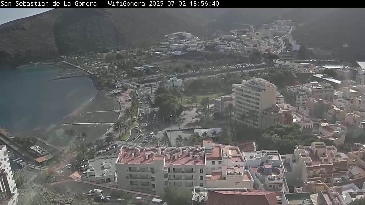 San Sebastian de La Gomera  City Live Cam - Santa Cruz de Tenerife, Canary Islands, Spain
