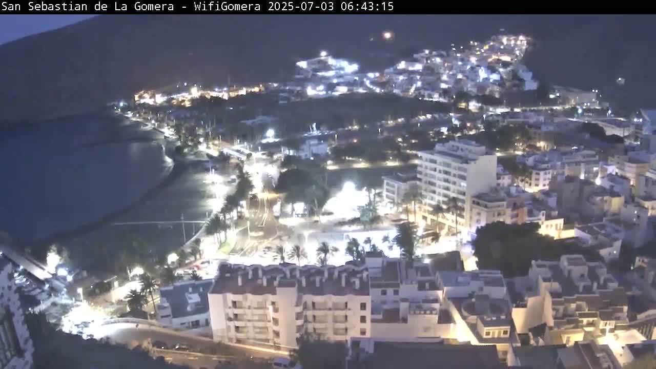 San Sebastian de La Gomera  City Live Cam - Santa Cruz de Tenerife, Canary Islands, Spain