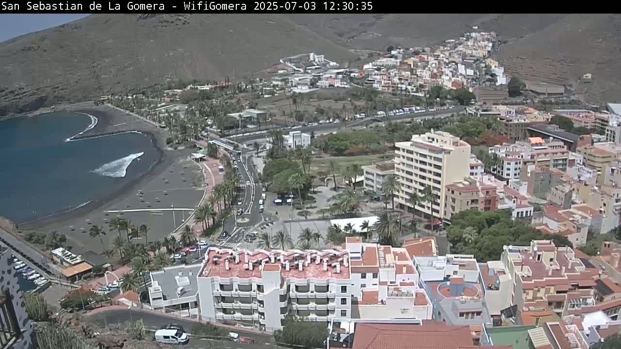 San Sebastian de La Gomera  City Live Cam - Santa Cruz de Tenerife, Canary Islands, Spain