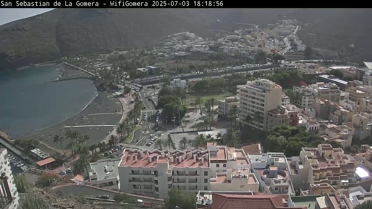 San Sebastian de La Gomera  City Live Cam - Santa Cruz de Tenerife, Canary Islands, Spain