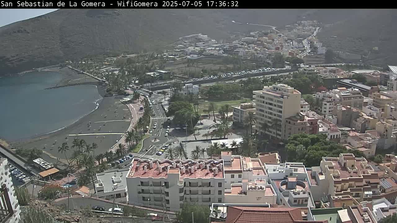 San Sebastian de La Gomera  City Live Cam - Santa Cruz de Tenerife, Canary Islands, Spain