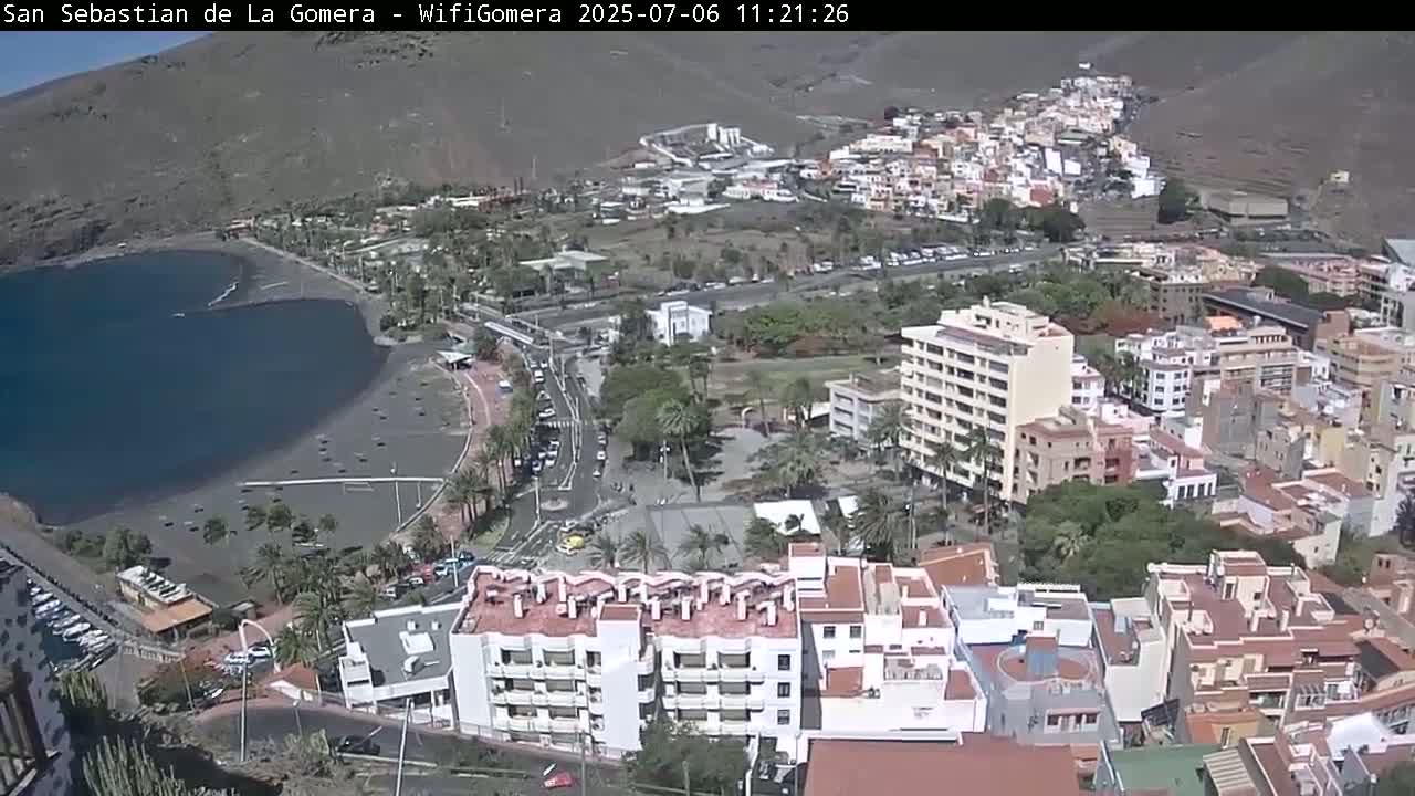San Sebastian de La Gomera  City Live Cam - Santa Cruz de Tenerife, Canary Islands, Spain