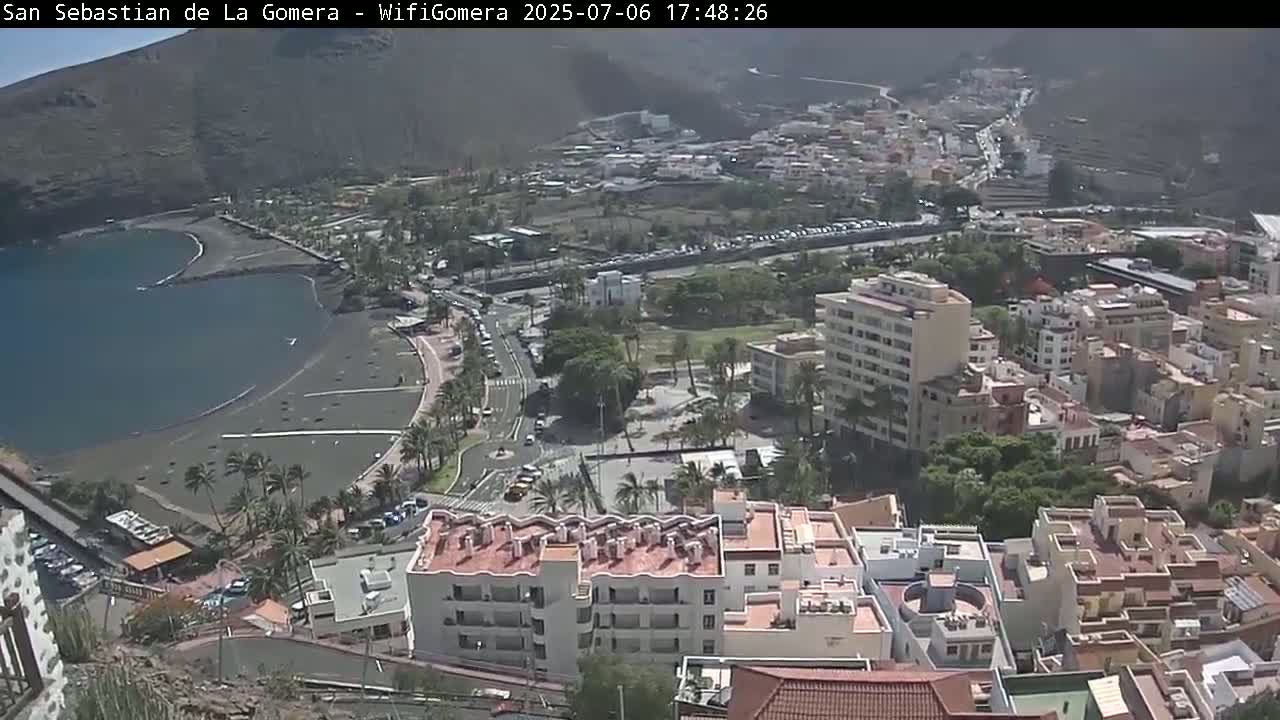 San Sebastian de La Gomera  City Live Cam - Santa Cruz de Tenerife, Canary Islands, Spain