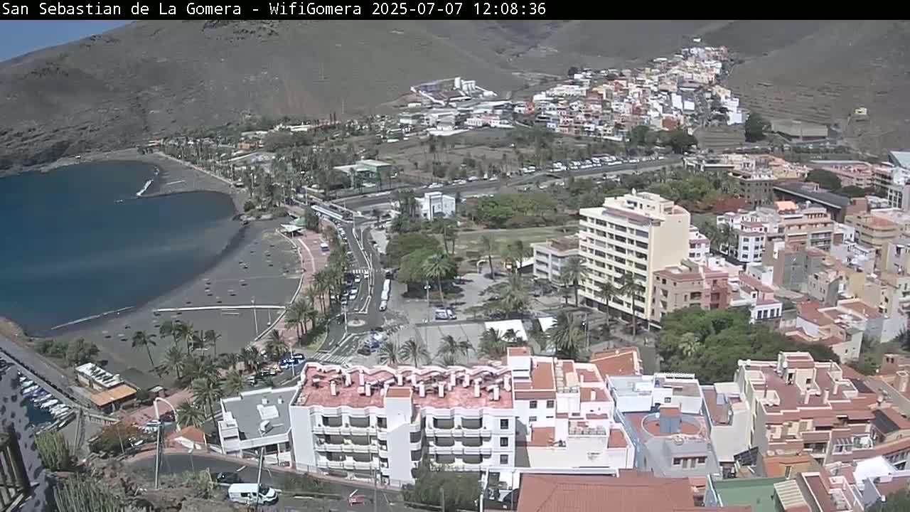 San Sebastian de La Gomera  City Live Cam - Santa Cruz de Tenerife, Canary Islands, Spain