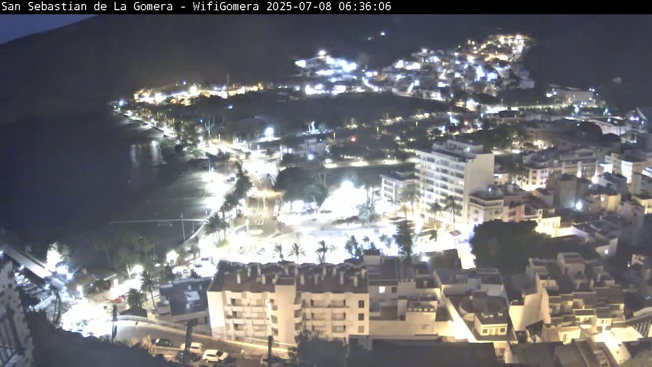 San Sebastian de La Gomera  City Live Cam - Santa Cruz de Tenerife, Canary Islands, Spain