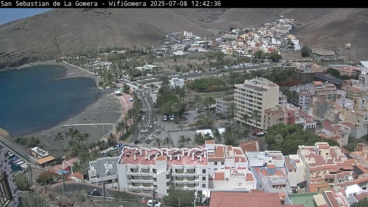 San Sebastian de La Gomera  City Live Cam - Santa Cruz de Tenerife, Canary Islands, Spain