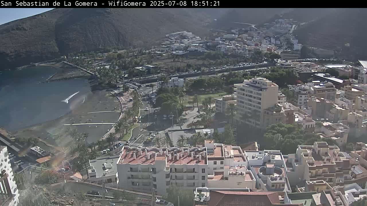 San Sebastian de La Gomera  City Live Cam - Santa Cruz de Tenerife, Canary Islands, Spain