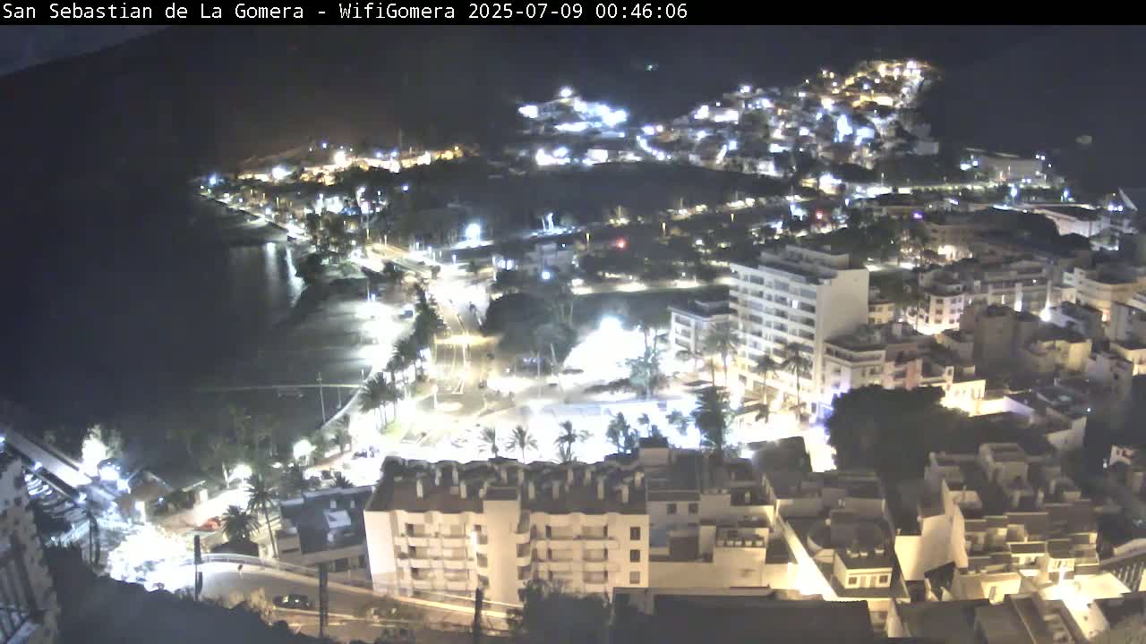 San Sebastian de La Gomera  City Live Cam - Santa Cruz de Tenerife, Canary Islands, Spain