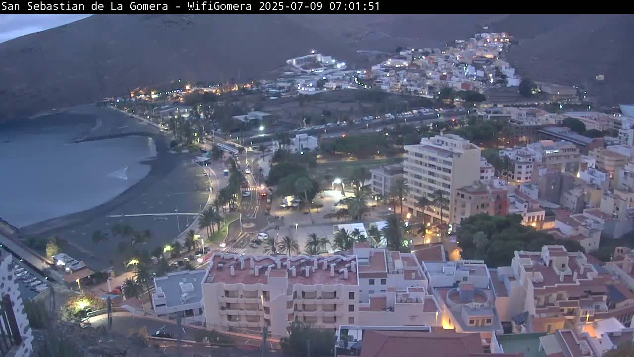 San Sebastian de La Gomera  City Live Cam - Santa Cruz de Tenerife, Canary Islands, Spain