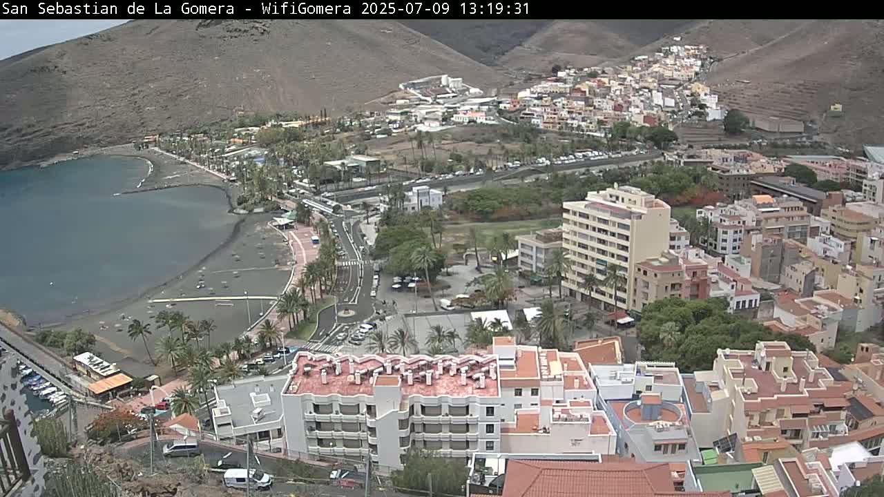 San Sebastian de La Gomera  City Live Cam - Santa Cruz de Tenerife, Canary Islands, Spain