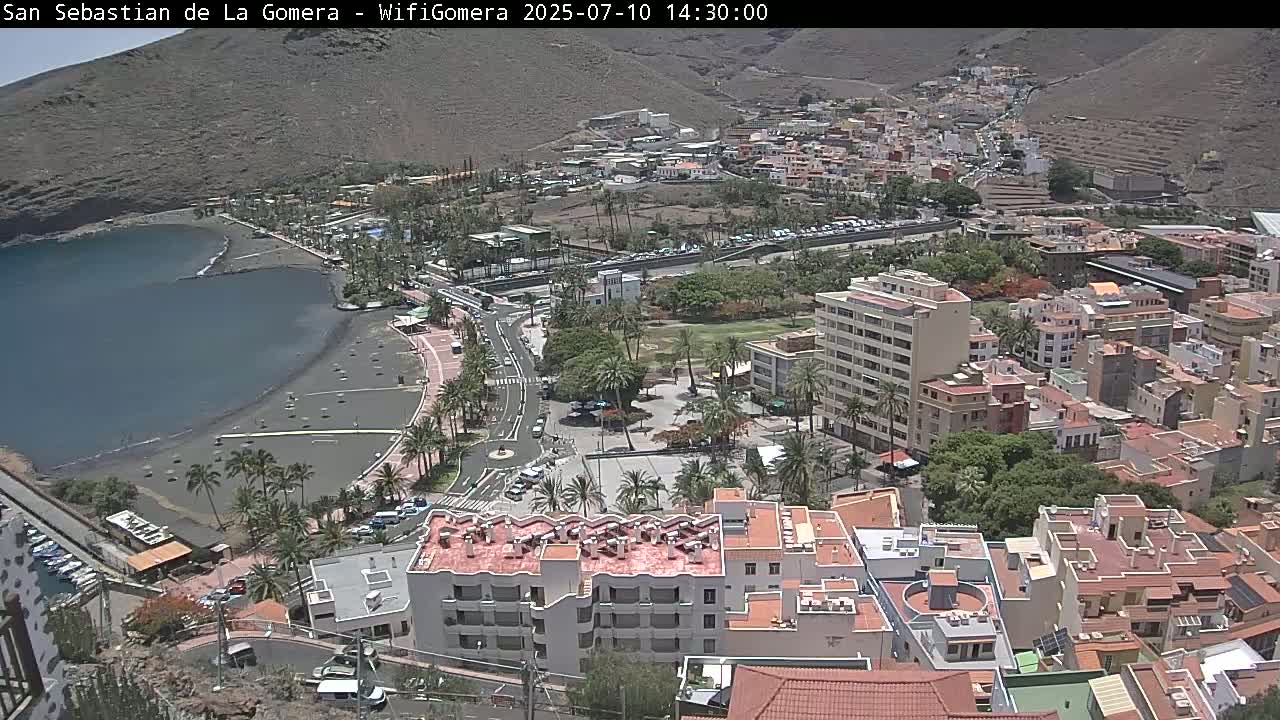 San Sebastian de La Gomera  City Live Cam - Santa Cruz de Tenerife, Canary Islands, Spain