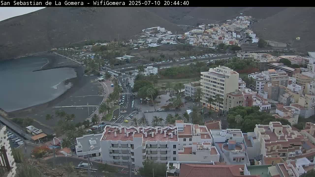 San Sebastian de La Gomera  City Live Cam - Santa Cruz de Tenerife, Canary Islands, Spain