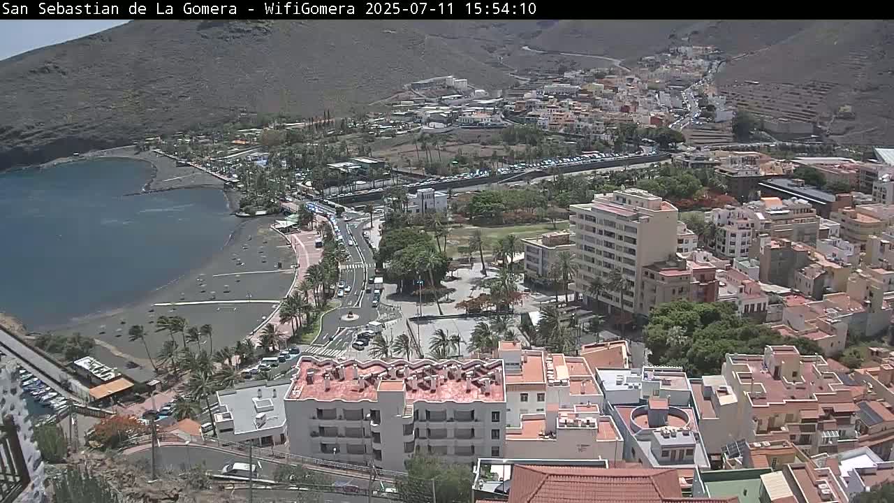 San Sebastian de La Gomera  City Live Cam - Santa Cruz de Tenerife, Canary Islands, Spain