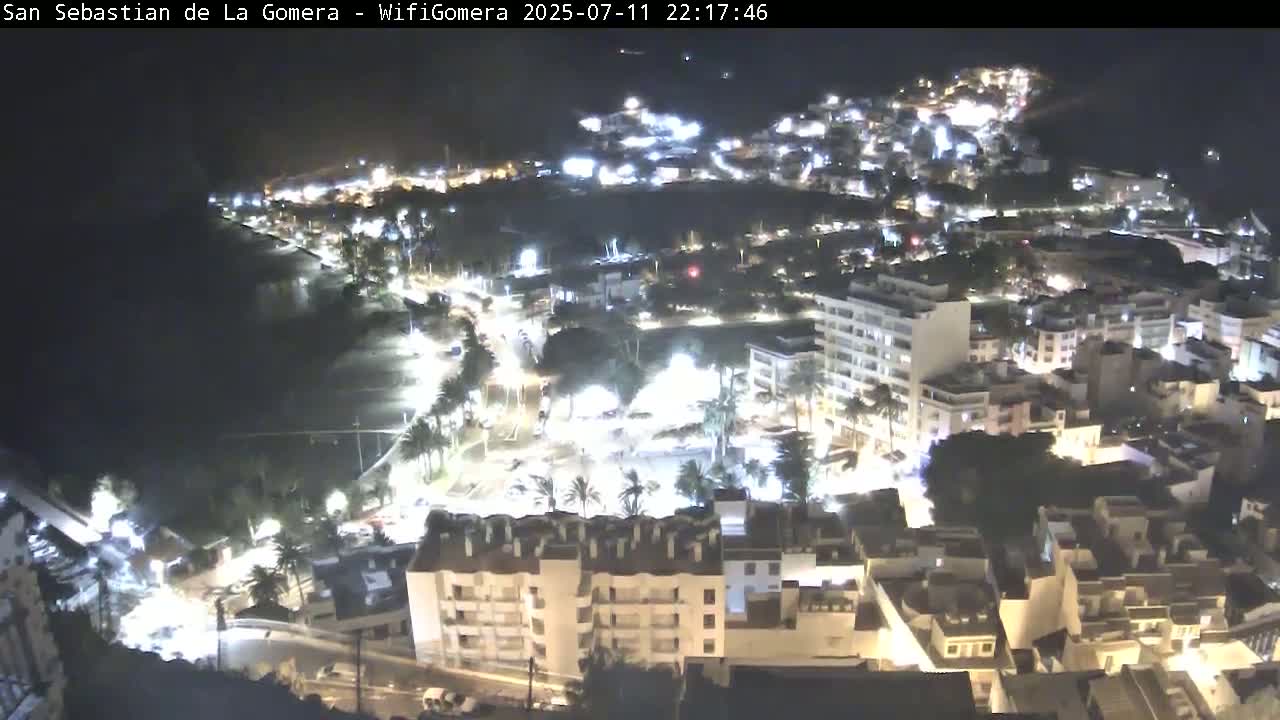 San Sebastian de La Gomera  City Live Cam - Santa Cruz de Tenerife, Canary Islands, Spain
