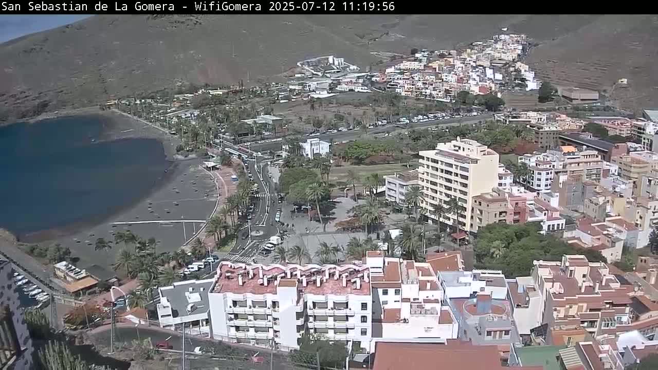 San Sebastian de La Gomera  City Live Cam - Santa Cruz de Tenerife, Canary Islands, Spain