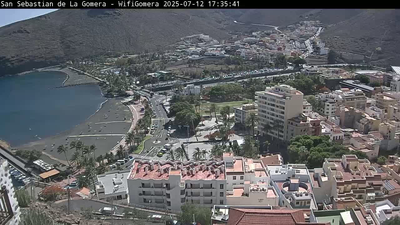 San Sebastian de La Gomera  City Live Cam - Santa Cruz de Tenerife, Canary Islands, Spain