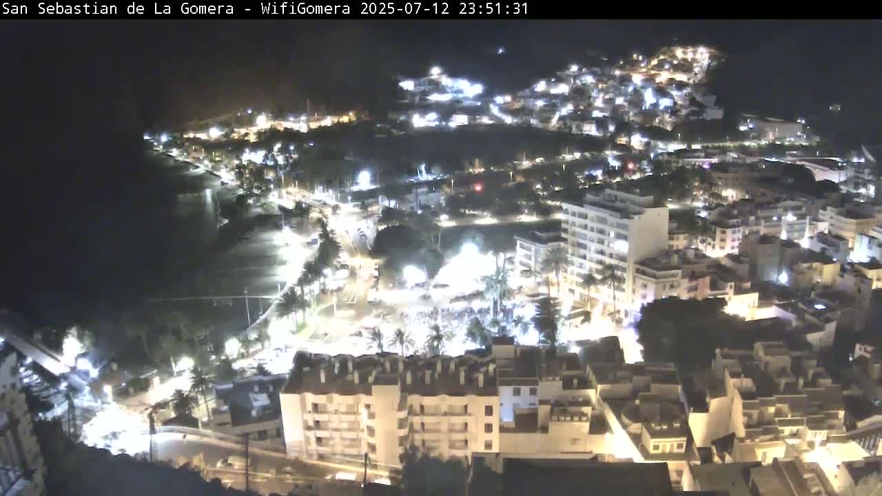 San Sebastian de La Gomera  City Live Cam - Santa Cruz de Tenerife, Canary Islands, Spain