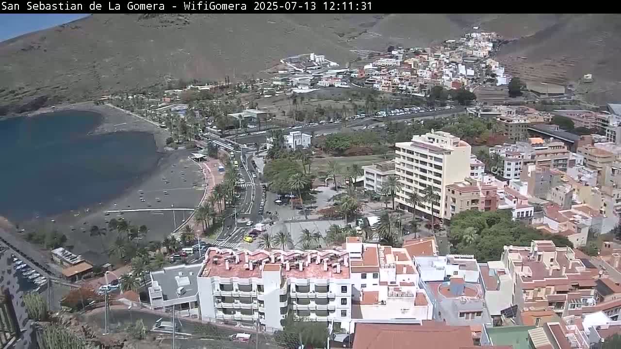 San Sebastian de La Gomera  City Live Cam - Santa Cruz de Tenerife, Canary Islands, Spain