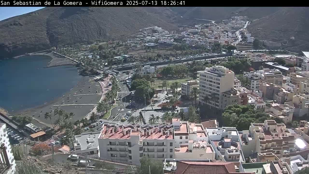 San Sebastian de La Gomera  City Live Cam - Santa Cruz de Tenerife, Canary Islands, Spain