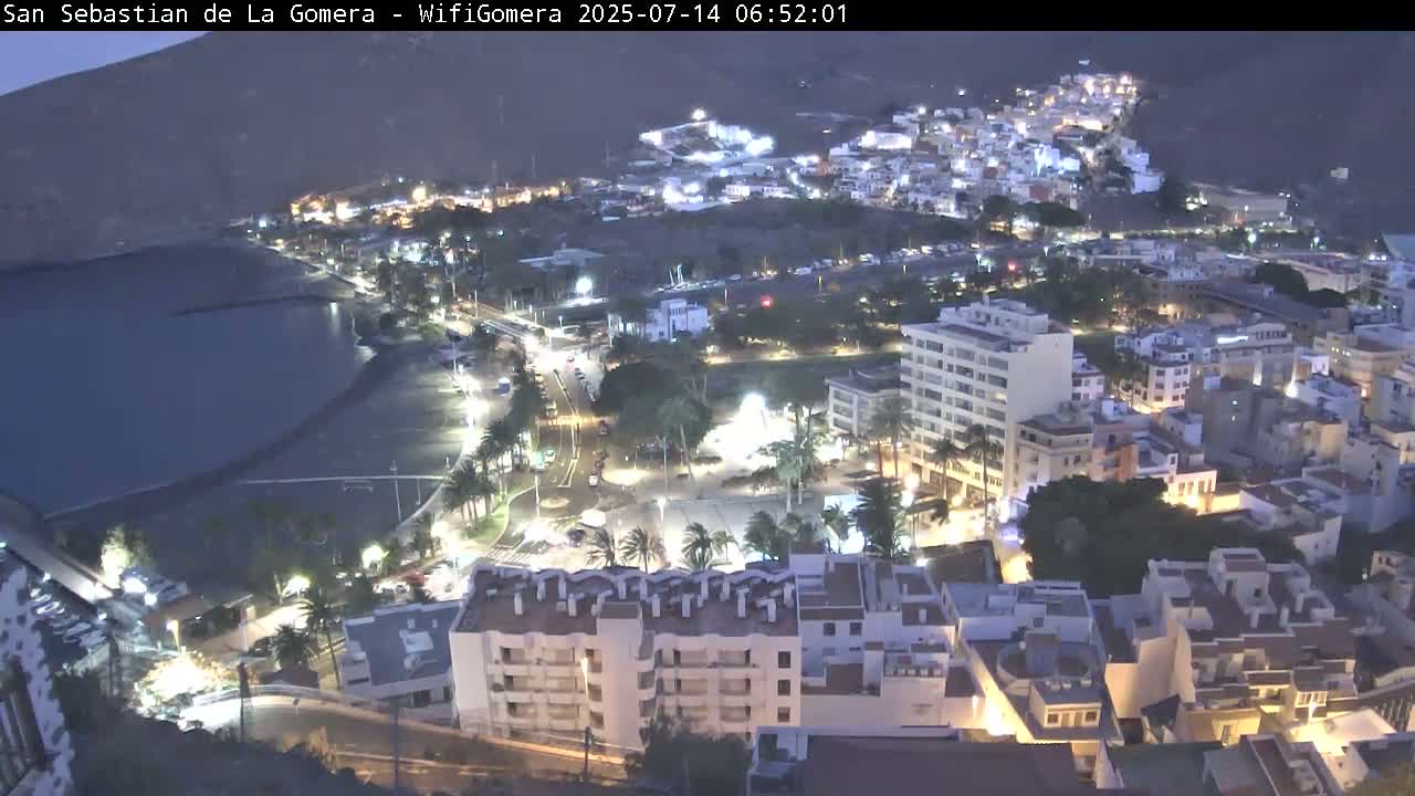 San Sebastian de La Gomera  City Live Cam - Santa Cruz de Tenerife, Canary Islands, Spain