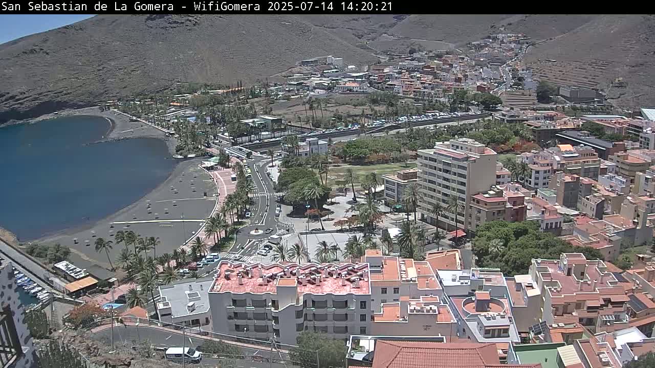 San Sebastian de La Gomera  City Live Cam - Santa Cruz de Tenerife, Canary Islands, Spain