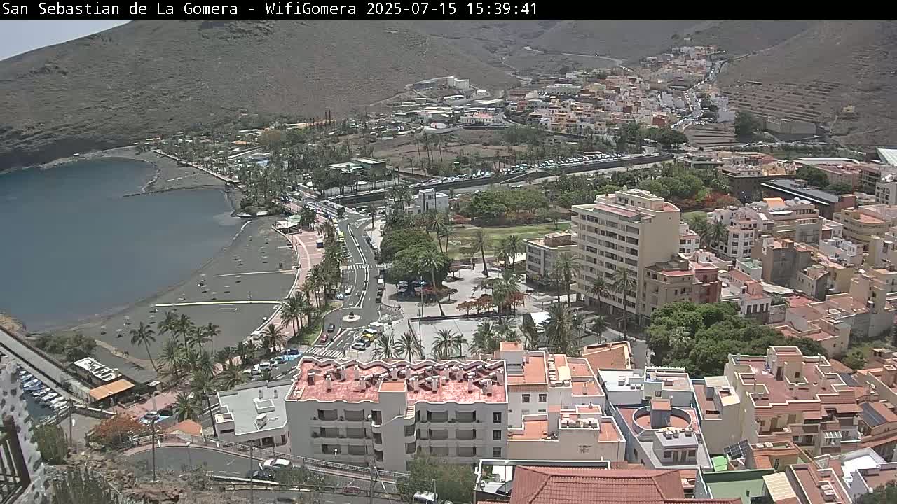 San Sebastian de La Gomera  City Live Cam - Santa Cruz de Tenerife, Canary Islands, Spain