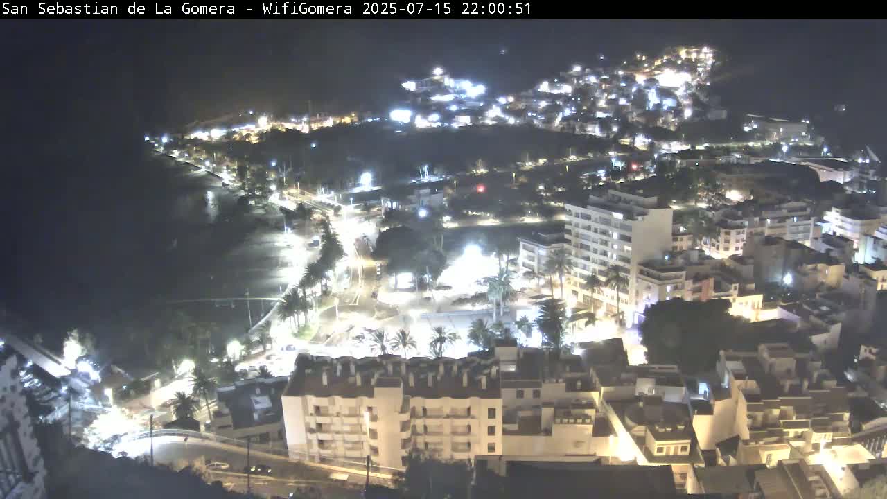 San Sebastian de La Gomera  City Live Cam - Santa Cruz de Tenerife, Canary Islands, Spain