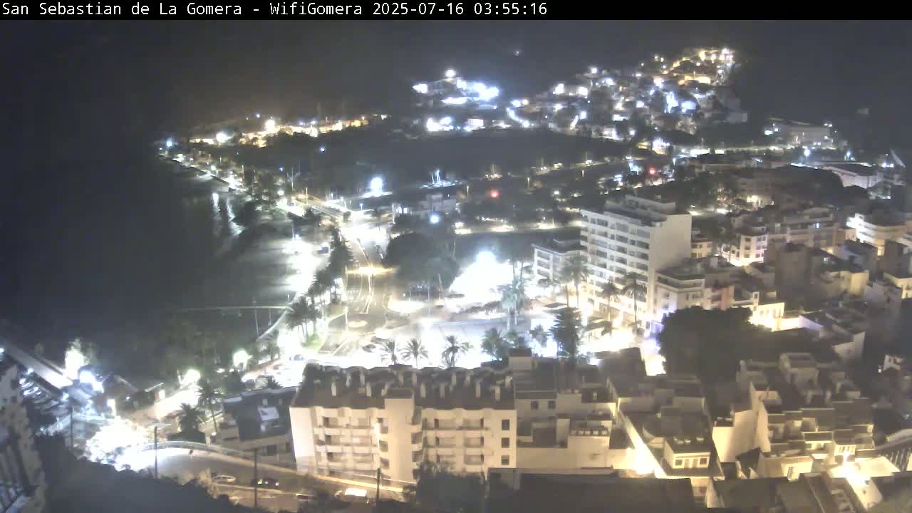 San Sebastian de La Gomera  City Live Cam - Santa Cruz de Tenerife, Canary Islands, Spain