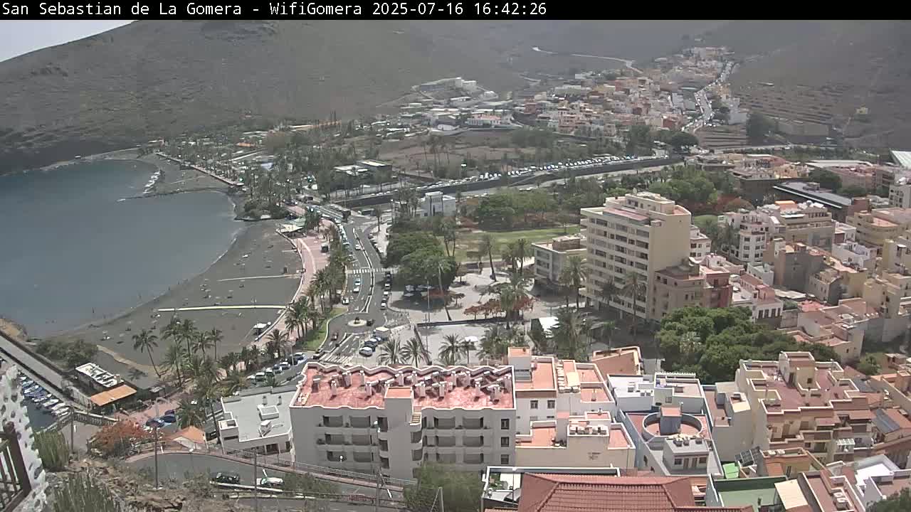 San Sebastian de La Gomera  City Live Cam - Santa Cruz de Tenerife, Canary Islands, Spain