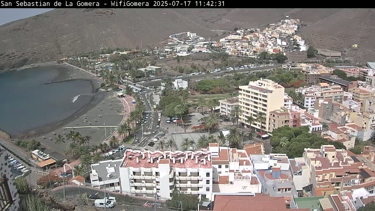 San Sebastian de La Gomera  City Live Cam - Santa Cruz de Tenerife, Canary Islands, Spain