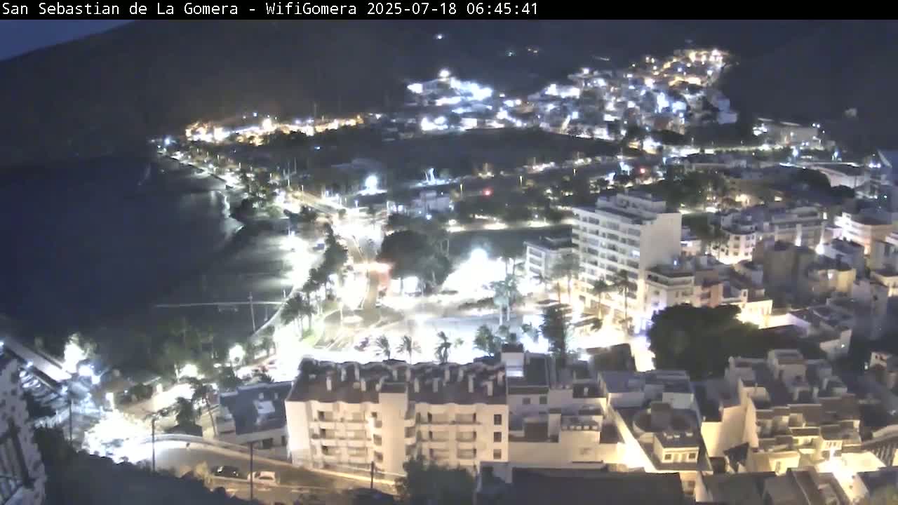 San Sebastian de La Gomera  City Live Cam - Santa Cruz de Tenerife, Canary Islands, Spain