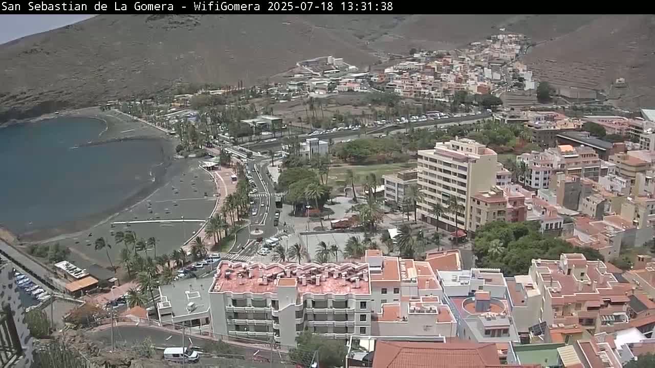 San Sebastian de La Gomera  City Live Cam - Santa Cruz de Tenerife, Canary Islands, Spain