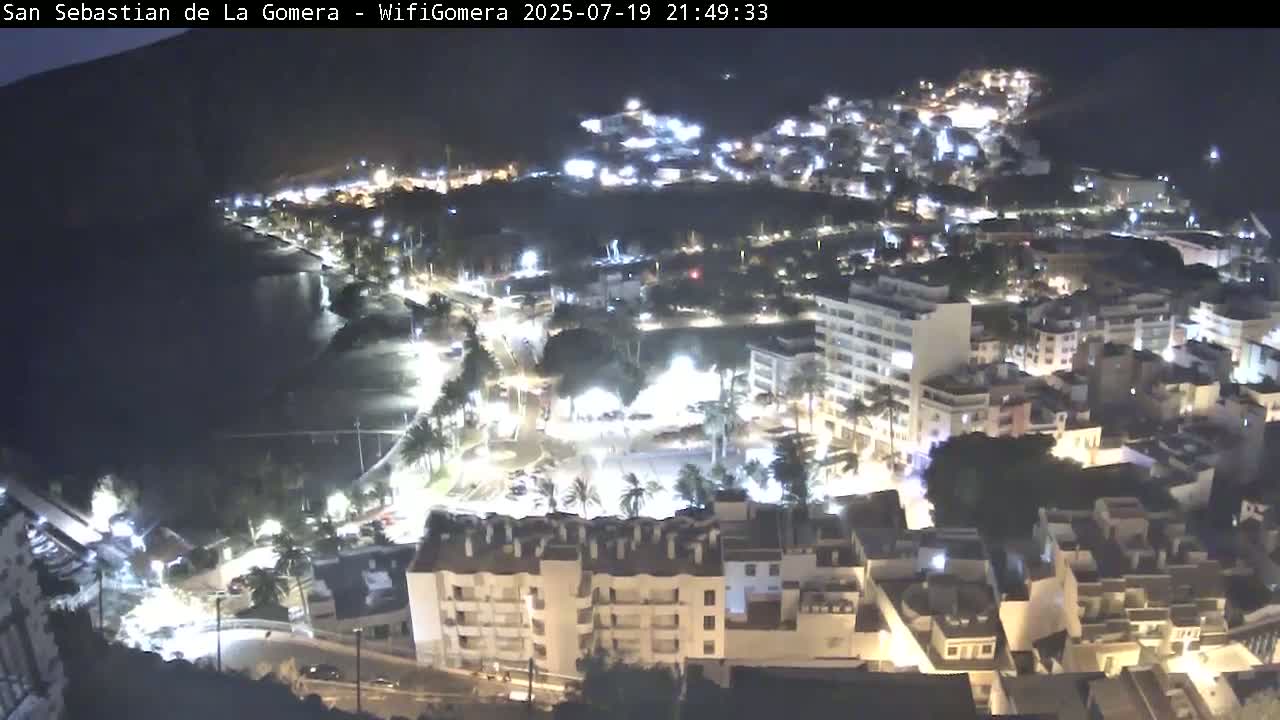 San Sebastian de La Gomera  City Live Cam - Santa Cruz de Tenerife, Canary Islands, Spain