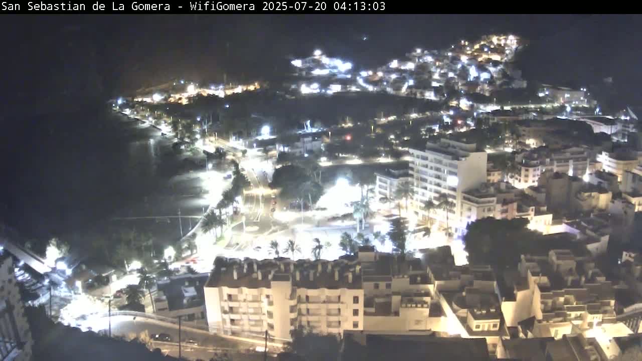 San Sebastian de La Gomera  City Live Cam - Santa Cruz de Tenerife, Canary Islands, Spain