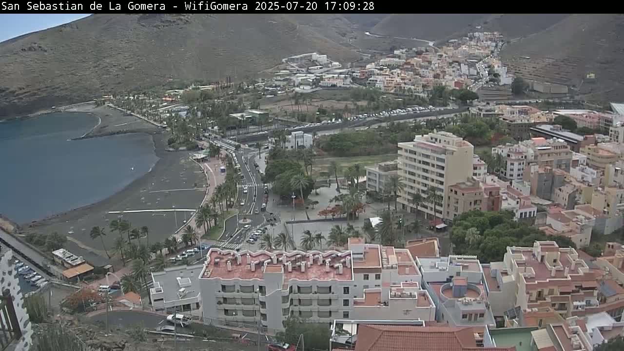 San Sebastian de La Gomera  City Live Cam - Santa Cruz de Tenerife, Canary Islands, Spain