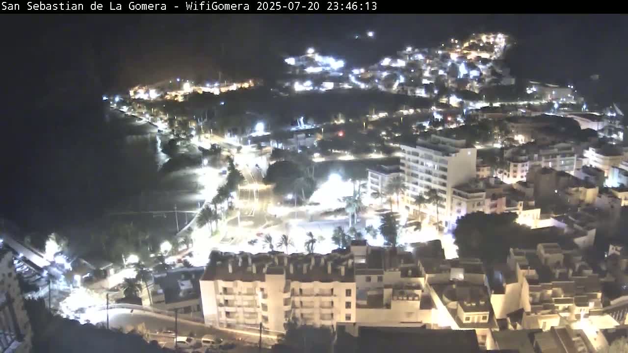 San Sebastian de La Gomera  City Live Cam - Santa Cruz de Tenerife, Canary Islands, Spain