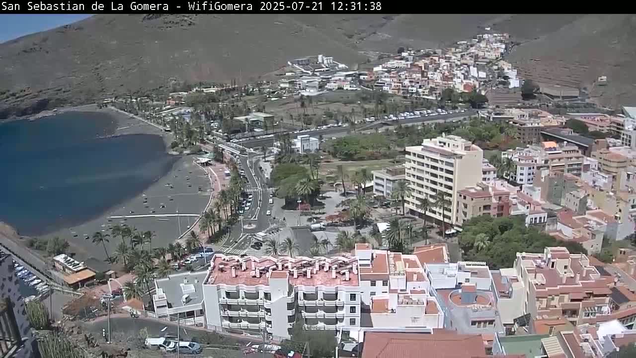 San Sebastian de La Gomera  City Live Cam - Santa Cruz de Tenerife, Canary Islands, Spain
