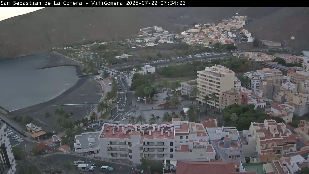 San Sebastian de La Gomera  City Live Cam - Santa Cruz de Tenerife, Canary Islands, Spain