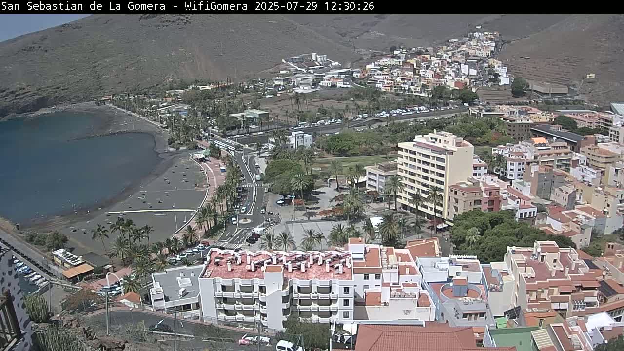 San Sebastian de La Gomera  City Live Cam - Santa Cruz de Tenerife, Canary Islands, Spain