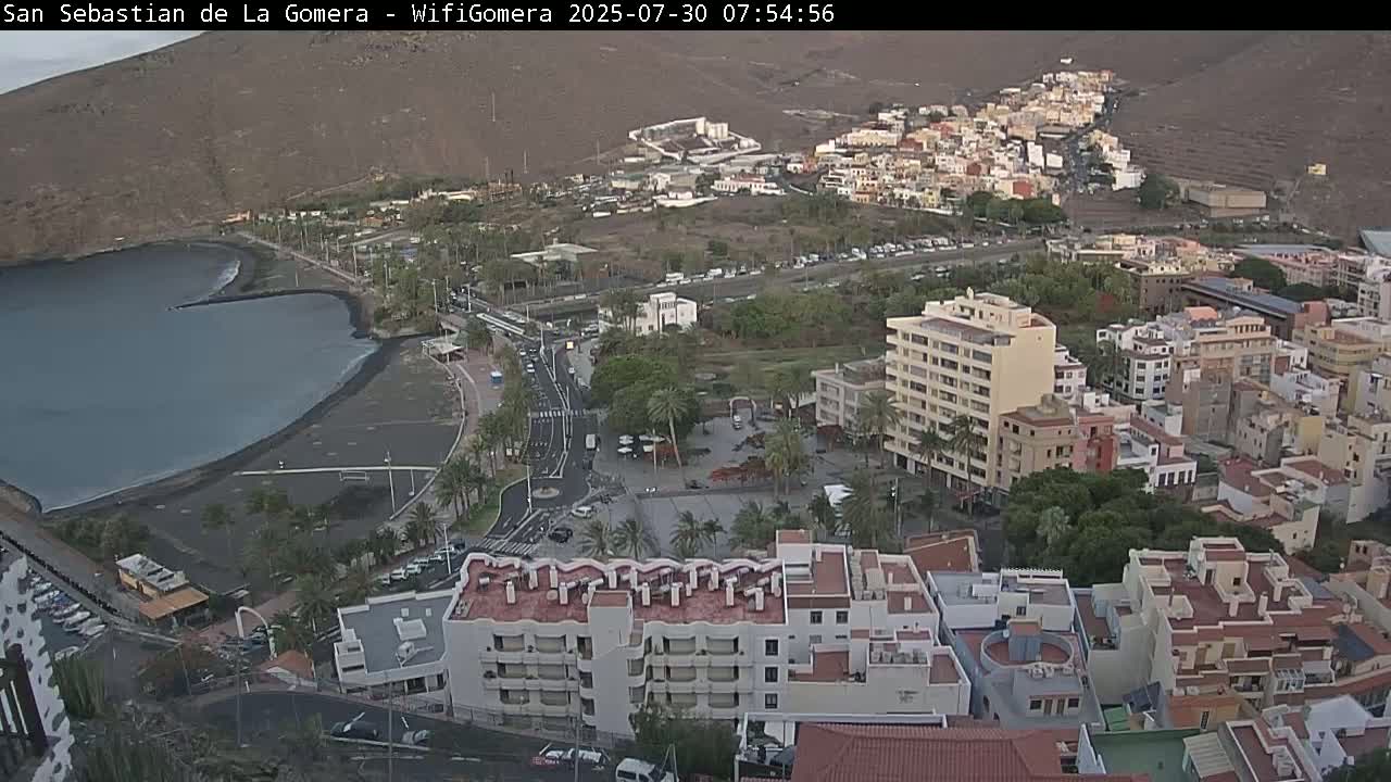 San Sebastian de La Gomera  City Live Cam - Santa Cruz de Tenerife, Canary Islands, Spain