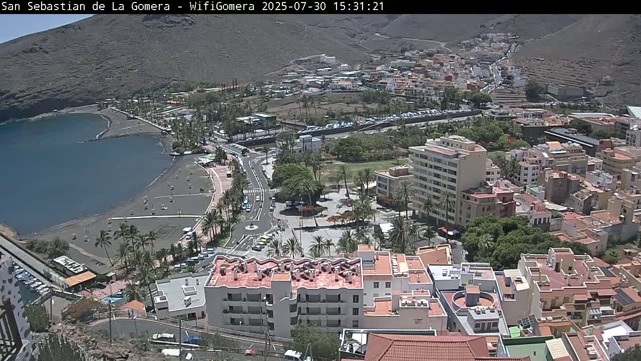 San Sebastian de La Gomera  City Live Cam - Santa Cruz de Tenerife, Canary Islands, Spain