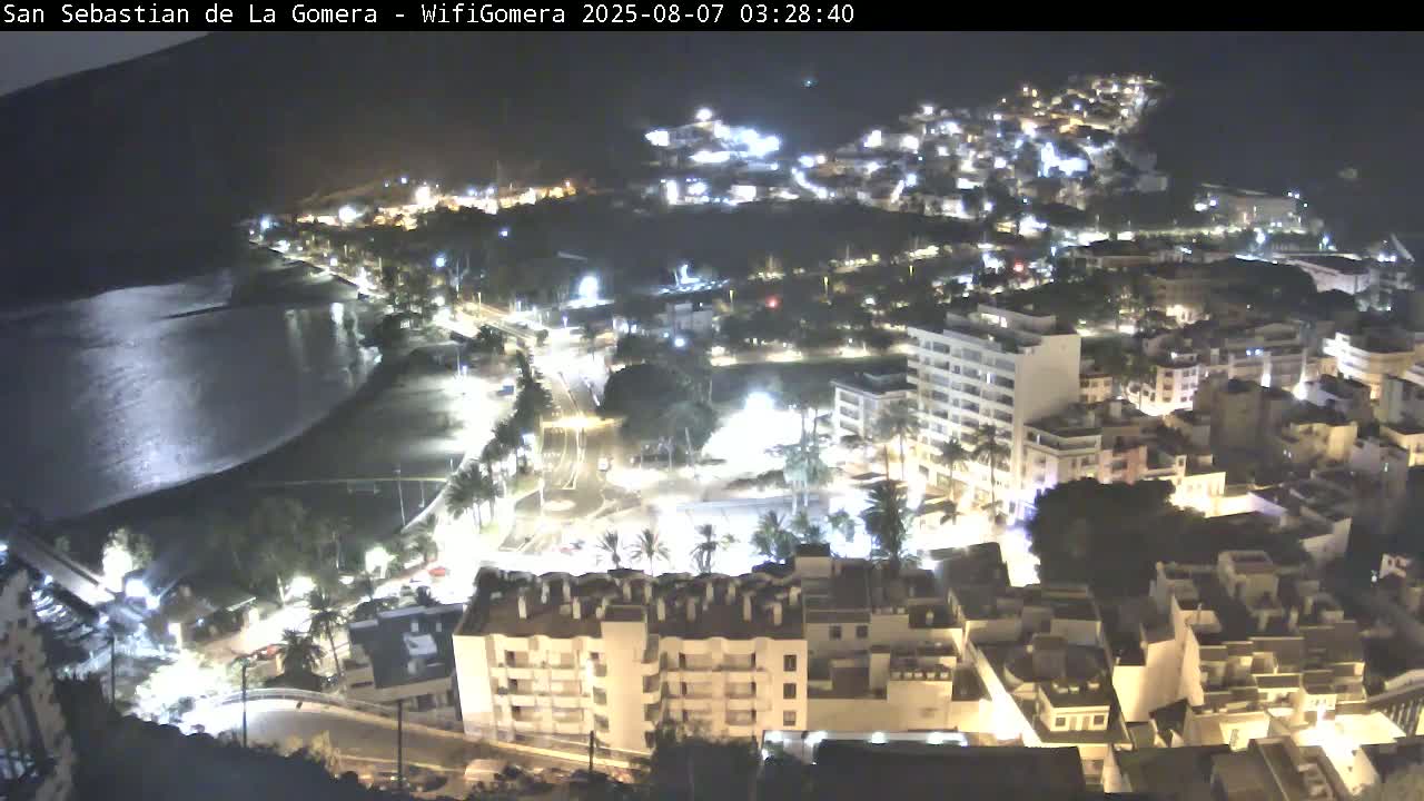 San Sebastian de La Gomera  City Live Cam - Santa Cruz de Tenerife, Canary Islands, Spain
