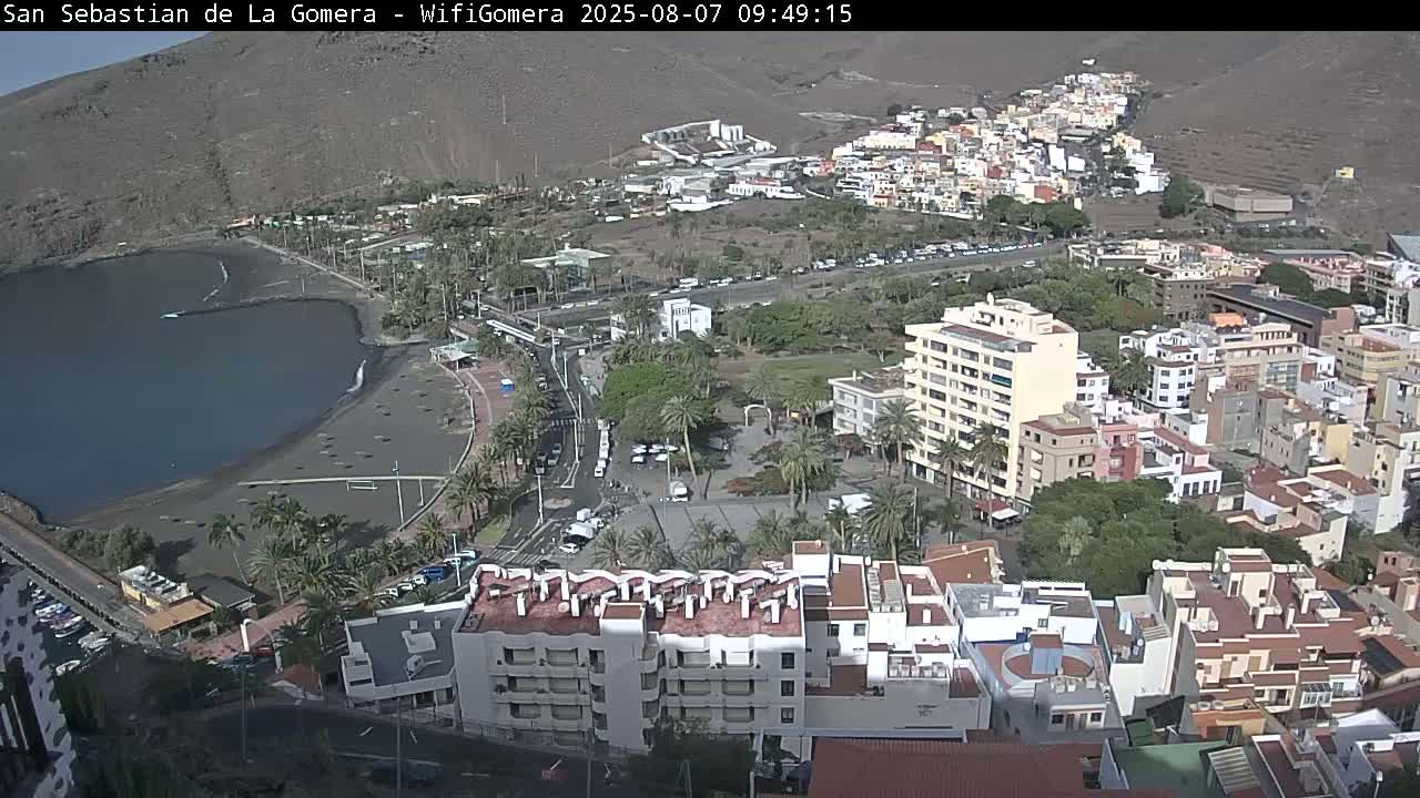 San Sebastian de La Gomera  City Live Cam - Santa Cruz de Tenerife, Canary Islands, Spain
