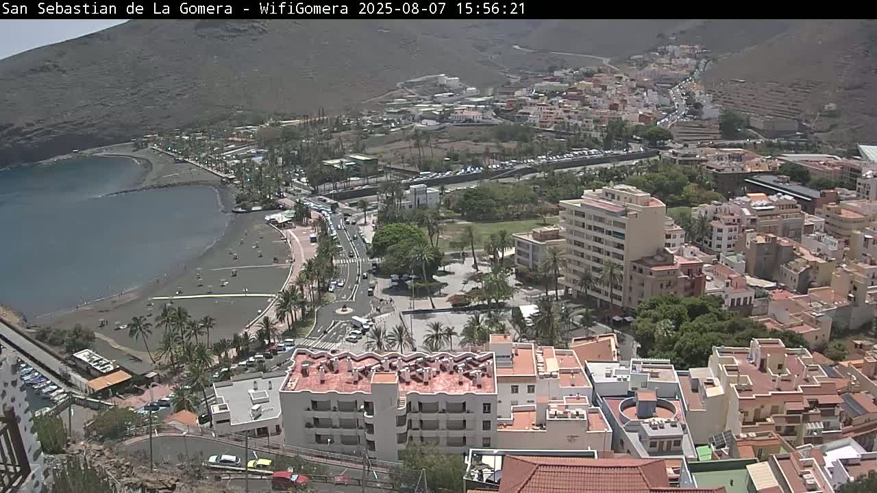 San Sebastian de La Gomera  City Live Cam - Santa Cruz de Tenerife, Canary Islands, Spain