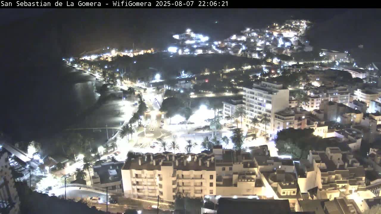 San Sebastian de La Gomera  City Live Cam - Santa Cruz de Tenerife, Canary Islands, Spain