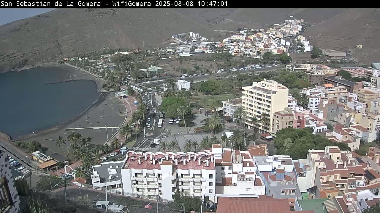 San Sebastian de La Gomera  City Live Cam - Santa Cruz de Tenerife, Canary Islands, Spain