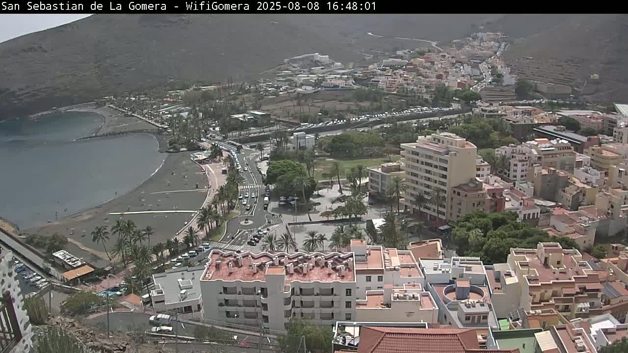 San Sebastian de La Gomera  City Live Cam - Santa Cruz de Tenerife, Canary Islands, Spain