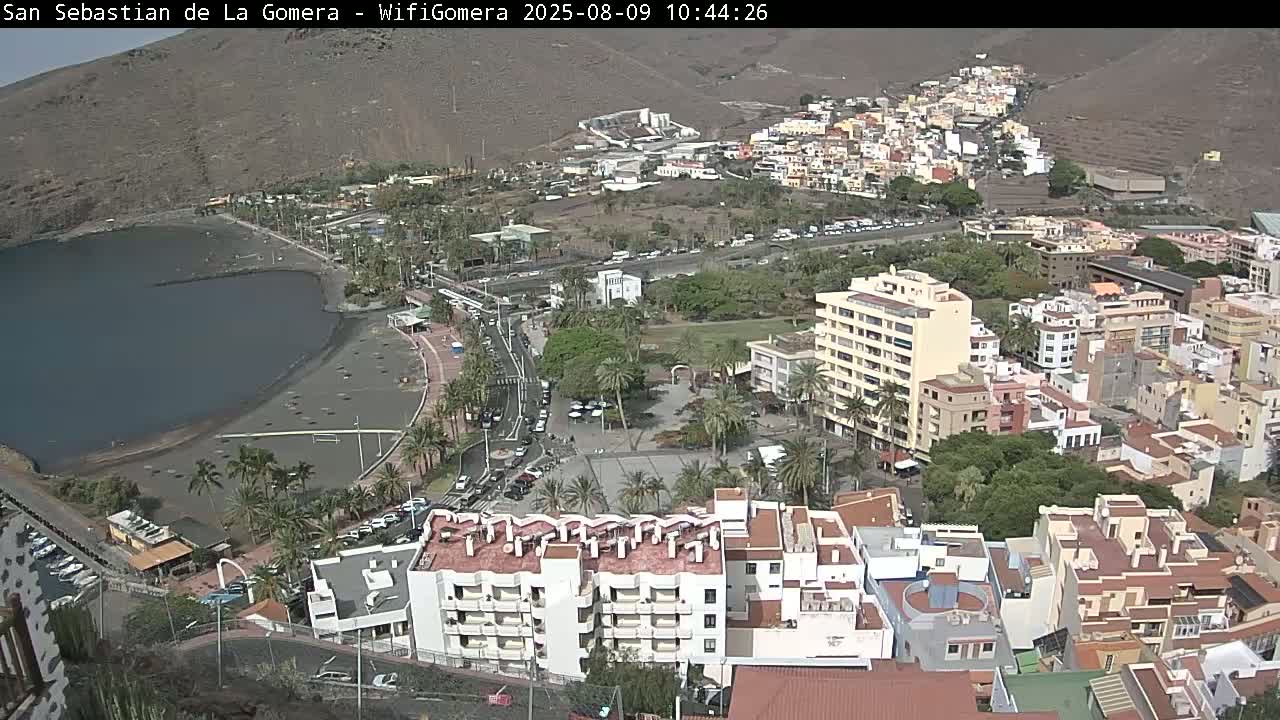 San Sebastian de La Gomera  City Live Cam - Santa Cruz de Tenerife, Canary Islands, Spain