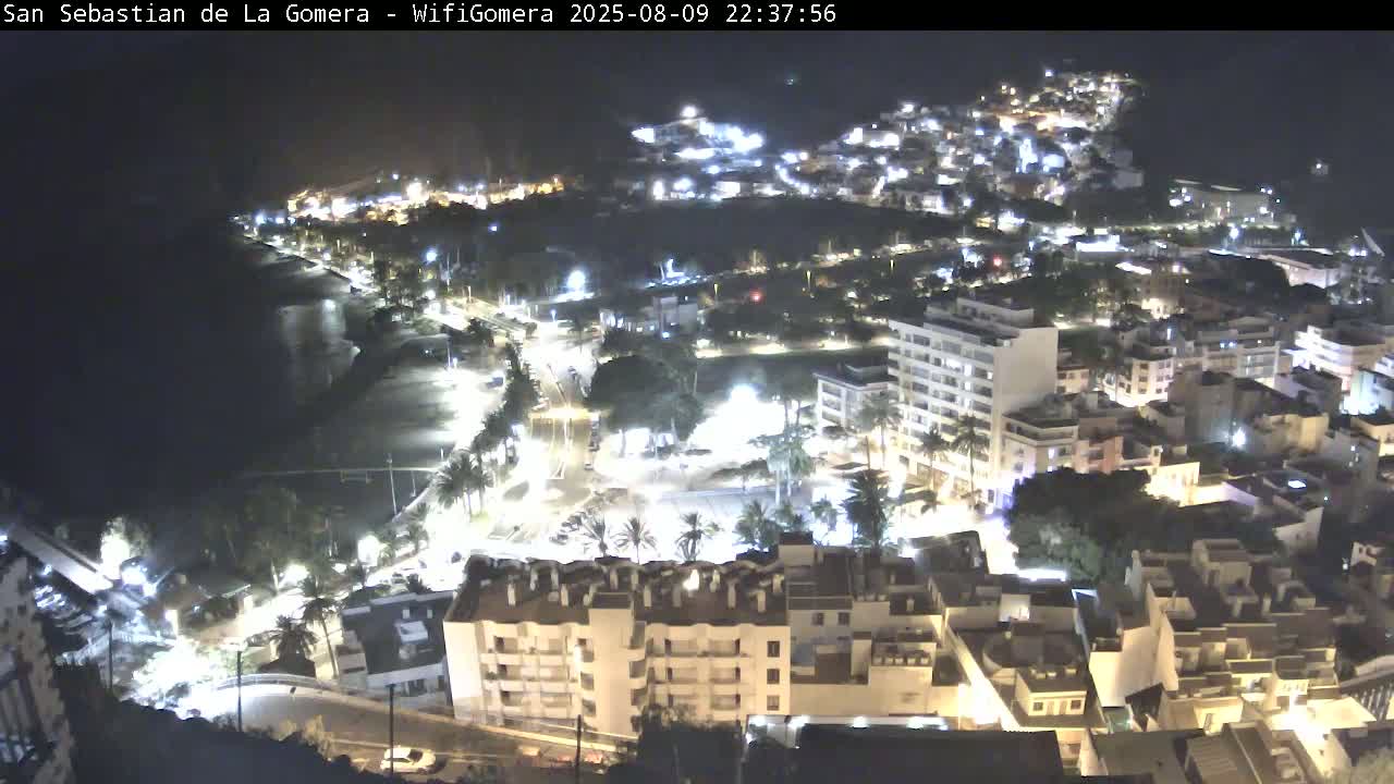 San Sebastian de La Gomera  City Live Cam - Santa Cruz de Tenerife, Canary Islands, Spain